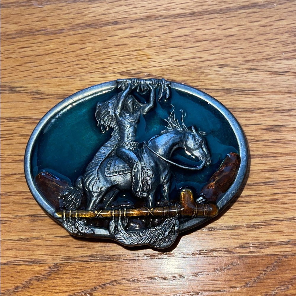 Vintage American Indian belt buckle